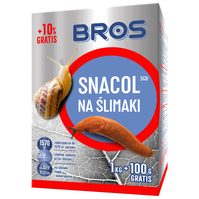 Granulowany preparat BROS Snacol na ślimaki 1 kg